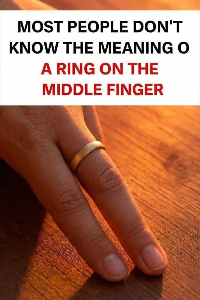 What Wearing a Ring on the Middle Finger Can Represent
