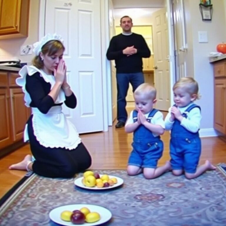 He Came Home Early for Lunch—What He Saw His Cleaning Lady Doing on the Kitchen Floor Stopped Him Cold