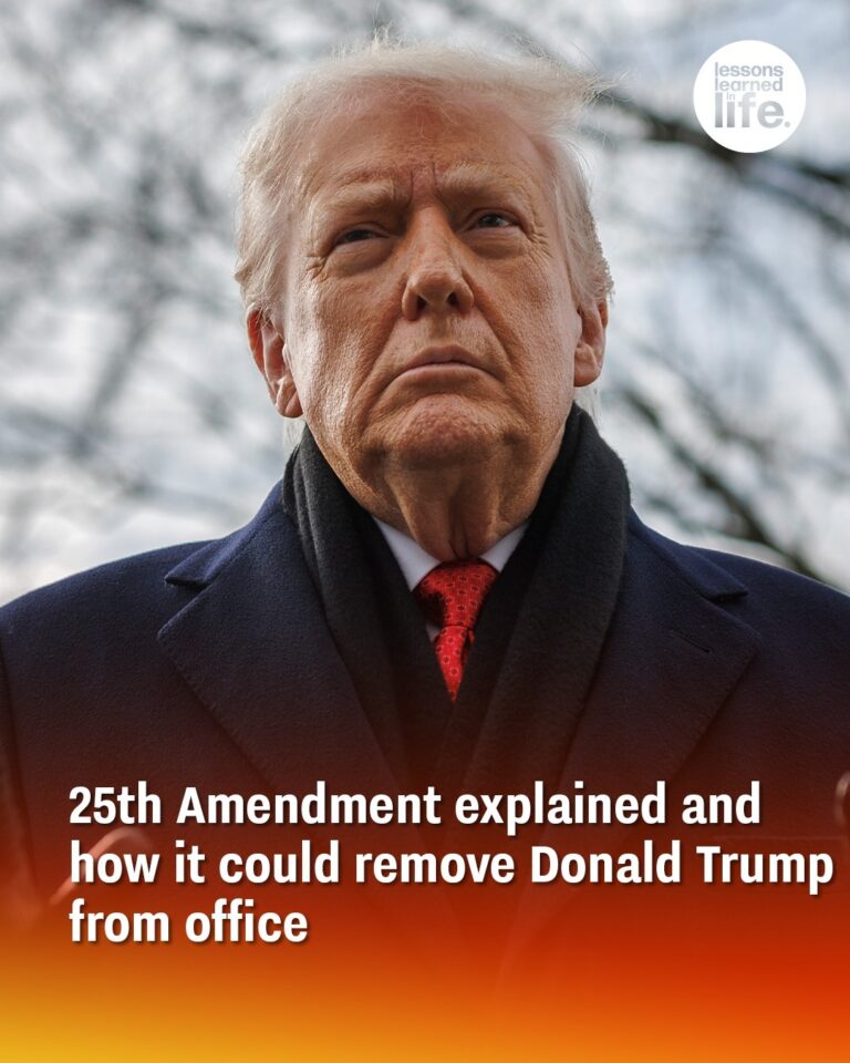 25th Amendment explained and how it could remove Donald Trump from office