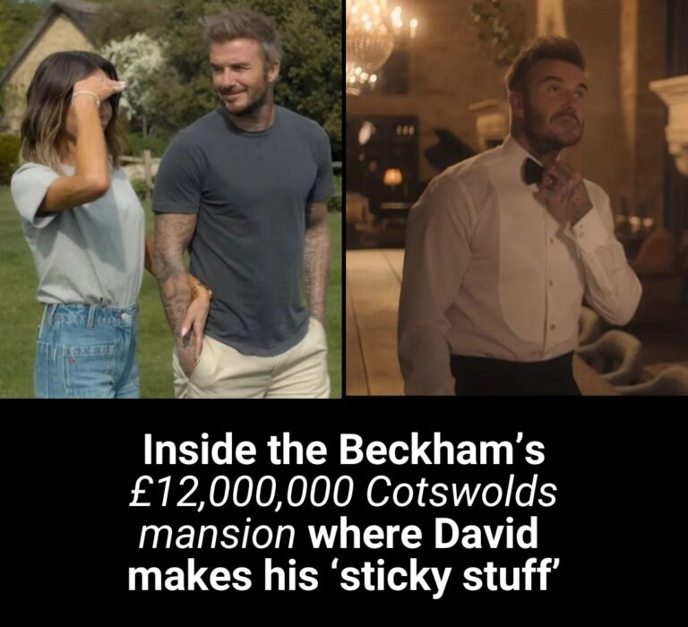Inside Victoria Beckham’s £12,000,000 Cotswolds mansion where David makes his ‘sticky stuff’
