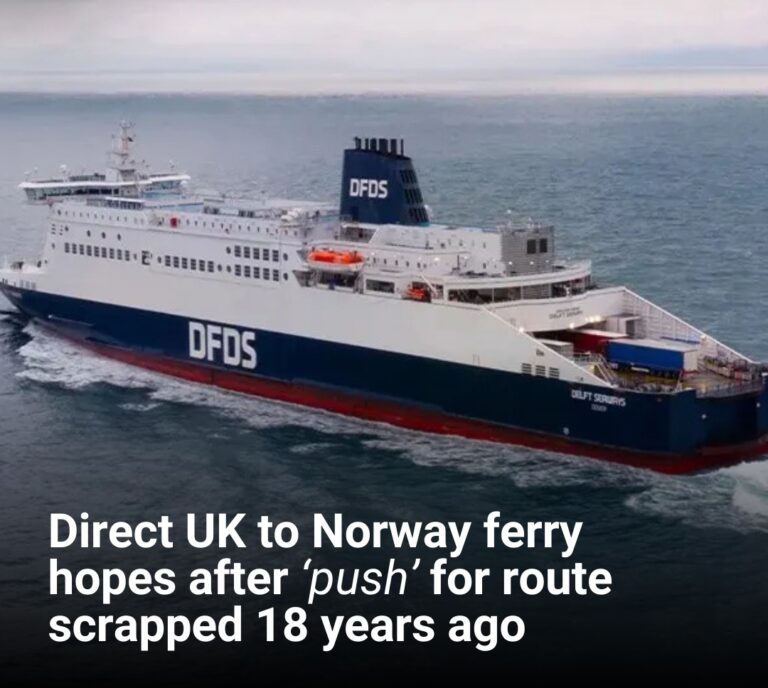 Direct UK to Norway ferry hopes after ‘push’ for route scrapped 18 years ago