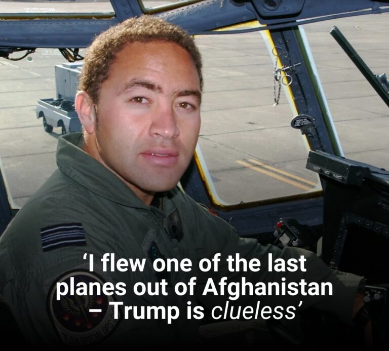 I flew one of the last planes out of Afghanistan – Trump is clueless