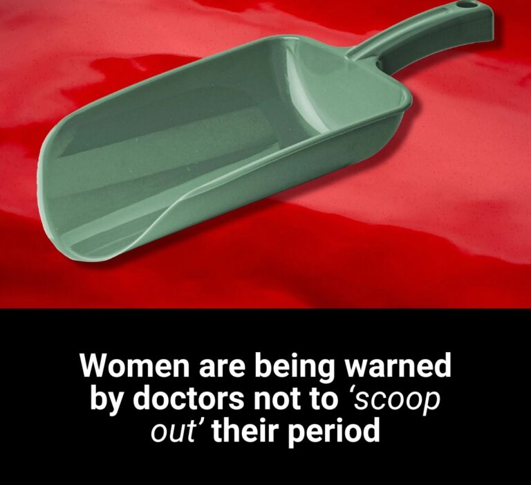 Are you a ‘Scooper?’ Doctor shares warning over disturbing period trend