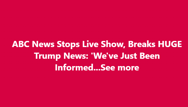 ABC Anchor Admits Truth As