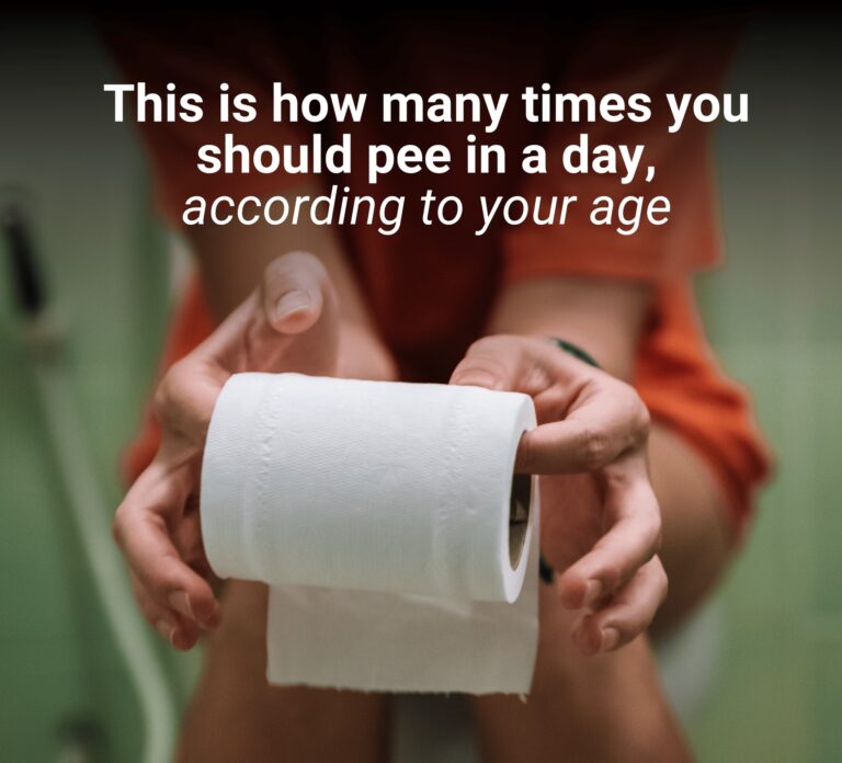 This is how many times you should pee in a day, according to your age