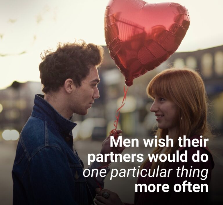 Men wish their partners would do this one thing more often — and it’s not sex