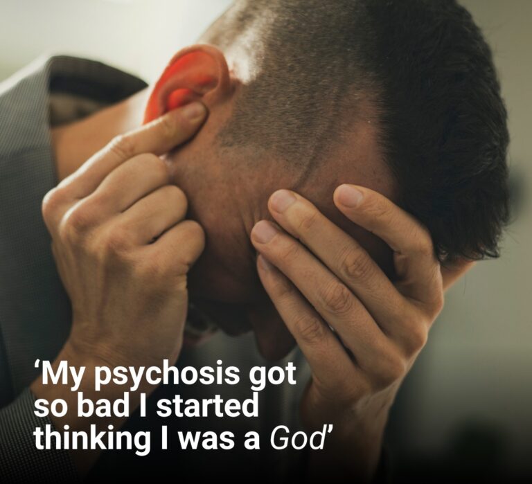 My psychosis got so bad I started thinking I was a God