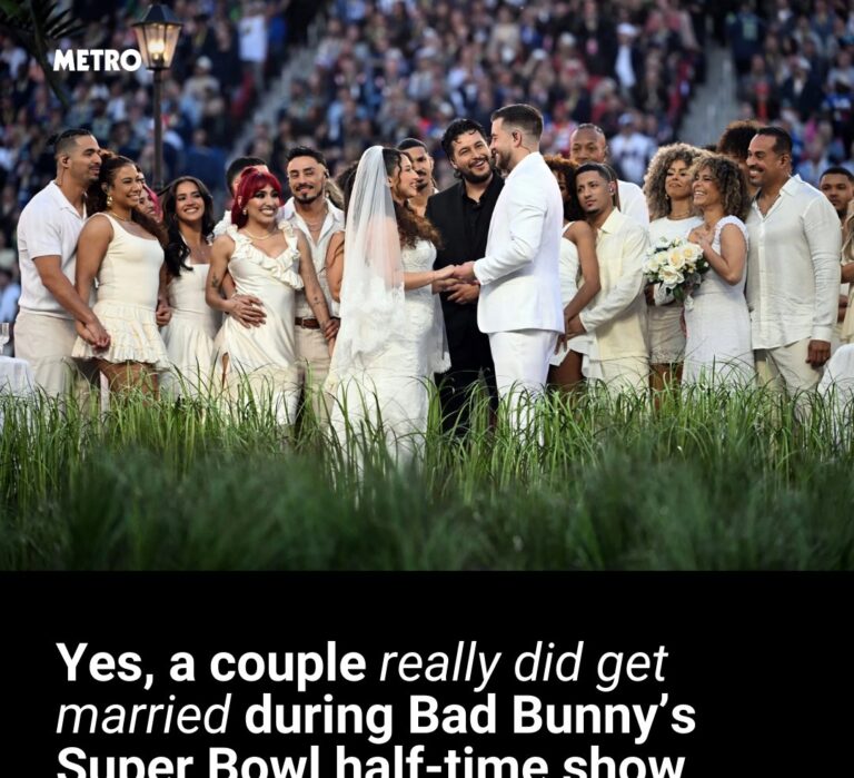 That wedding you saw during Bad Bunny’s Super Bowl halftime show was completely real