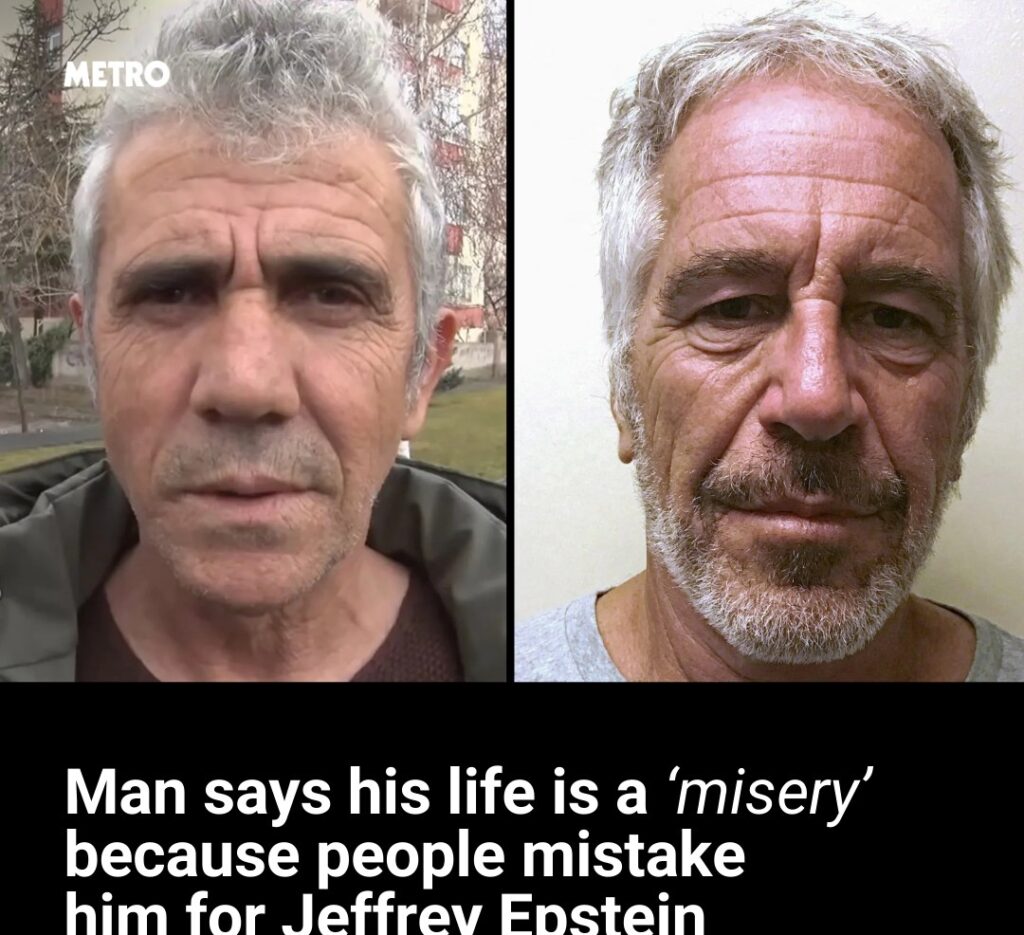 Man who looks like Jeffrey Epstein says his life is a misery