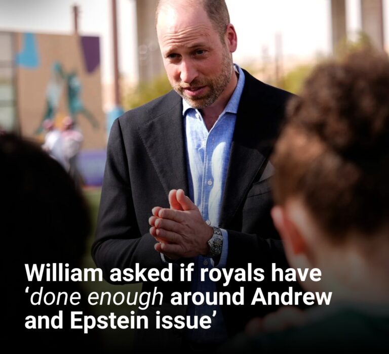 Prince William asked if royals have ‘done enough around Andrew and Epstein issue’