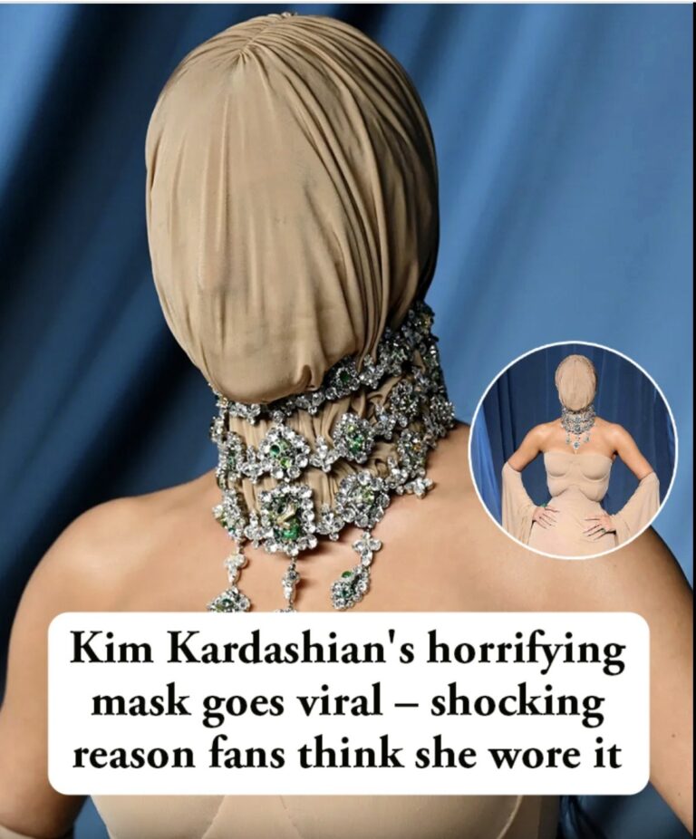 Kim Kardashian mocked for bizarre mask at California gala – the theory behind it