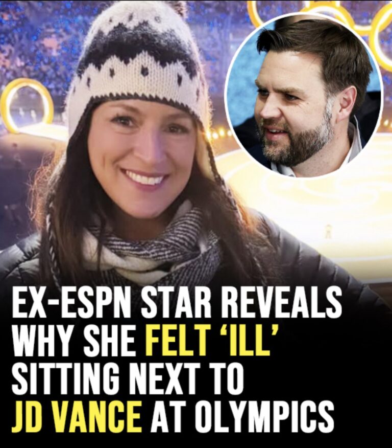Former ESPN Host Says She Felt “Ill” Sitting Near JD Vance at Winter Olympics
