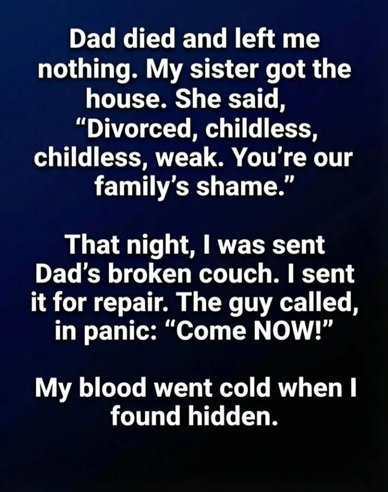 The Old Couch My Father Left Me Held a Secret That Changed Everything