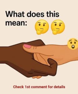 Ladies, when a man scratches the palm of your hand, here’s what you can do