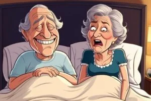 An old couple had been married for 50 years.