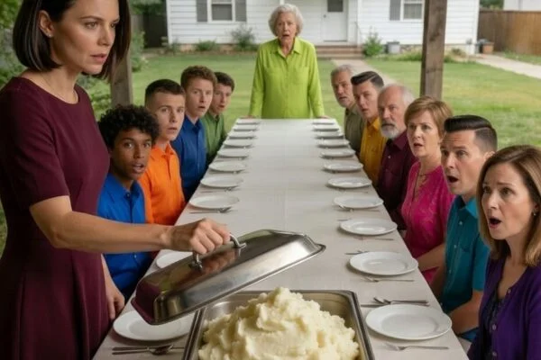 The mother-in-law invited 20 people to lunch, but only gave her daughter-in-law 100 dollars for groceries.