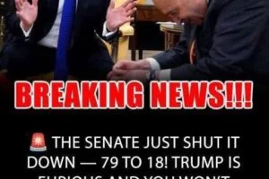 SENATE JUST SHOCKED TRUMP 79-18!