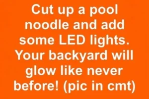 Budget-Friendly Outdoor Decor Projects Using a Pool Noodle