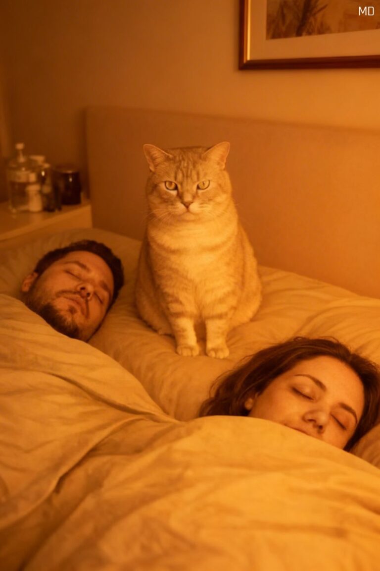 A Curious Nighttime Habit Our Cat Developed