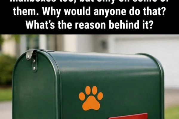 What a Paw-Print Sticker on a Mailbox Means