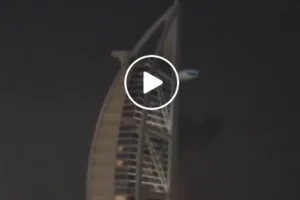 JUST IN: Iran str!kes renowned Burj Al-Arab hotel and Dubai Airport in Dubai, UAE. See video 👇👇