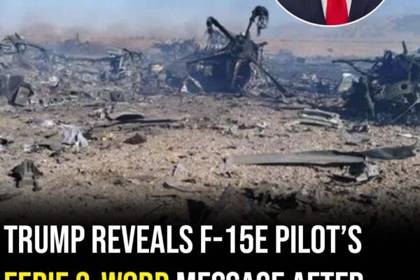 Pilot’s 3-word message after Iran shot down F-15E revealed